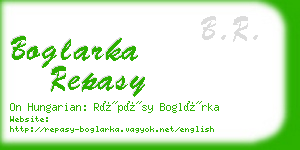 boglarka repasy business card